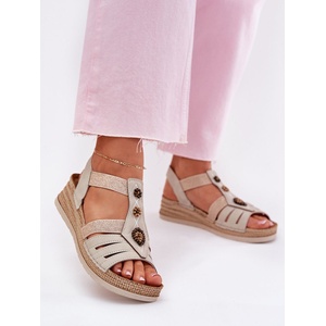 Step in style Дамски сандали на платформа и ток модел 215013 Step in style