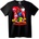 NOONEBRAND Тениска Mario Сила - 4XL, Black