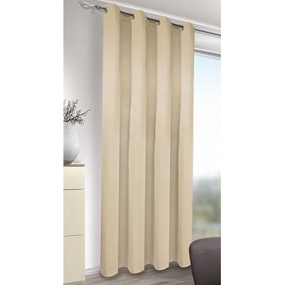 ALBANI dekoračný záves LEATHER šampaň 135x245