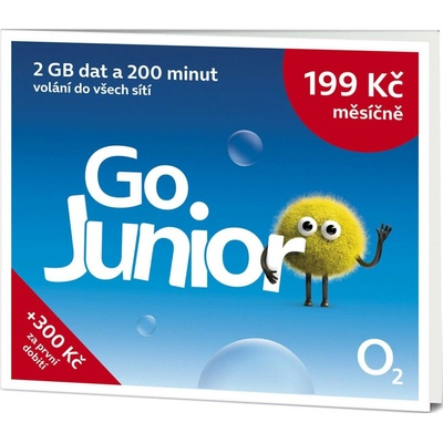 O2 GO s kreditem 25 Kč + tarif GO neomezeně