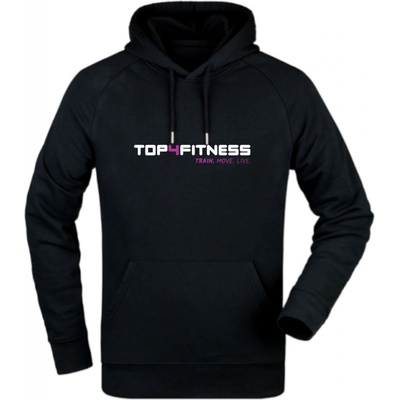 Top4Fitness Top4Fitness Unisex Hoodie černá