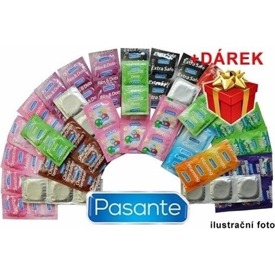 Pasante luxusní balíček 80 ks + 4 dárky EXS Smiley