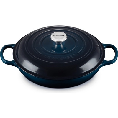 Le Creuset 21180301294475 Hrnec Gourmet Signature nízký, 30 cm, tmavě modrý