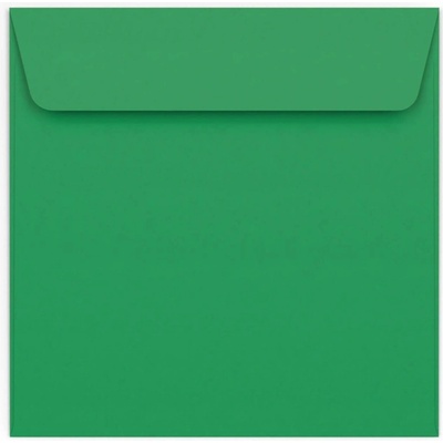Tmavozelená obálka 155x155 mm