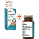 Herbamedica Комплект Viral Protect Kids Сироп + Viral Protect, 125 ml + 60 капсули, Herbamedica