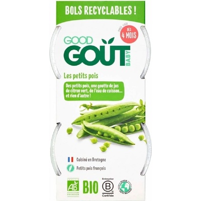 Good Gout Bio Hráškové pyré 2 x 120 g – Zboží Dáma