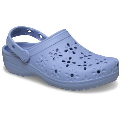 Сандали Crocs Classic Floral Cut Out Clog Sandals - Blue Haze - размер 41-42 (EU) (025-1162-0617)