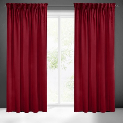 Pierre Cardin ZATEMŇOVACÍ ZÁVĚS NA PÁSCE PIERRE CARDIN SIBEL 140 X 270 CM BORDOVÁ