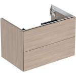 Geberit ONE - Шкаф за мивка 74x50x47 см, 2 чекмеджета, дъб 505.262. 00.5 (505.262.00.5)