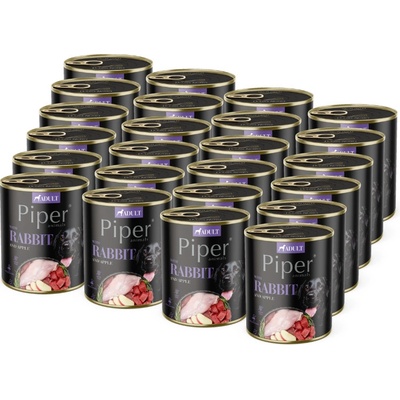 Dolina Noteci Piper Adult s králikom a jablkom 24 x 800 g