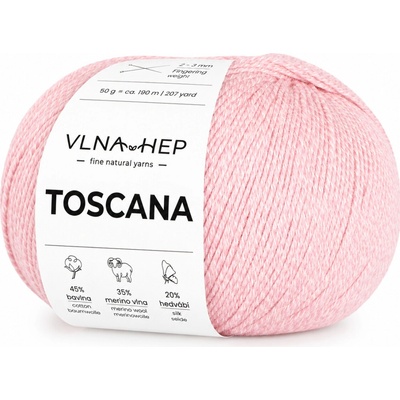 Vlna Hep Příze Toscana 142270 – Pudrově růžová
