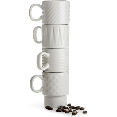 Sagaform Комплект от 4 броя чаши за кафе Sagaform Coffee & More (5017880)