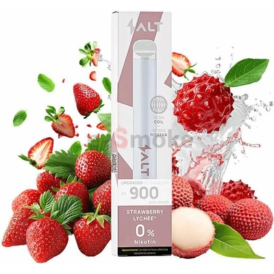Salt SWITCH Strawberry Lychee jednorazová el. cigareta 0 mg 900 poťahov