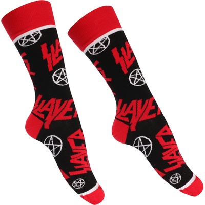 ROCK OFF чорапи Slayer - Logos and Pentegrams - ROCK OFF - SLAYSCK05MB