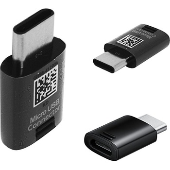 Samsung MicroUSB to USB-C Adapter - microUSB адаптер за устройства с USB-C порт (черен) (bulk)