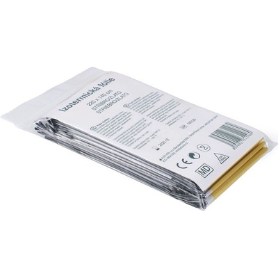 Fixaplast Izotermická folie 220 cm x 140 cm zlato/stříbro 1 ks