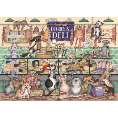 Ravensburger - Puzzle Digby's Sausages and Animal Fun - 1 000 piese