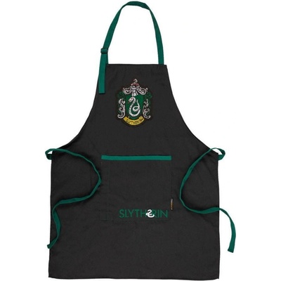 CurePink Kuchyňská zástěra Harry Potter: Slytherin 70x85cm