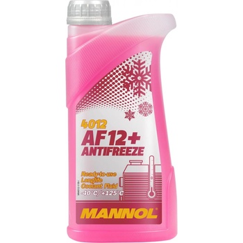Image 1 of MANNOL Червен антифриз готов за употреба Mannol Antifreeze G12+ (-40 °C) Longlife, 1л (MANNOL 4012 1L)