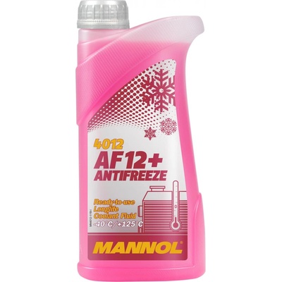 MANNOL Червен антифриз готов за употреба Mannol Antifreeze G12+ (-40 °C) Longlife, 1л (MANNOL 4012 1L)