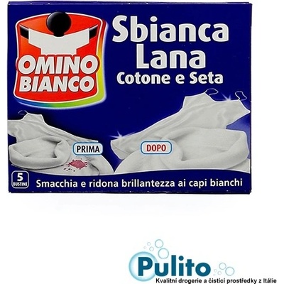 Omino Bianco Sbianca Lana bělící sáčky 5 ks