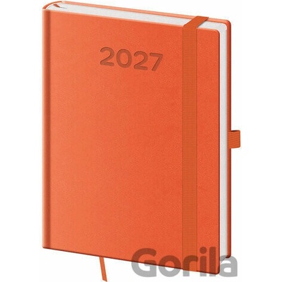 Helma B6 Denní 2027 Print Pop oranžový