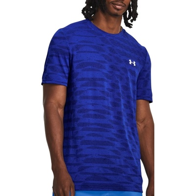 Under Armour Тениска Under Armour UA Seamless Ripple SS-BLU Син Velikost S