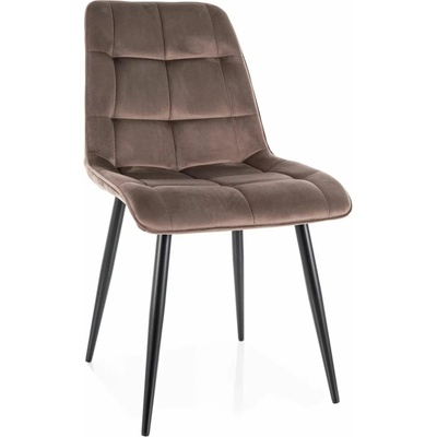 Signal Chic Velvet cappuccino čierne nohy