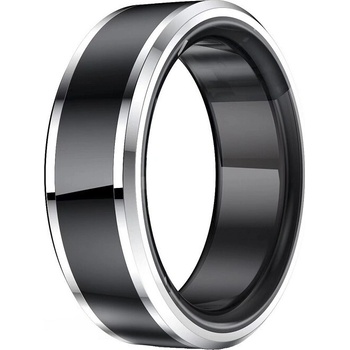 EQ Ring M1 černý titán a keramika veľkosť 9