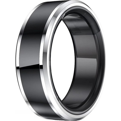 EQ Ring M1 černý titán a keramika veľkosť 8