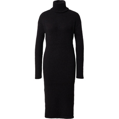 PIECES Плетена рокля 'Lana' черно, размер XS