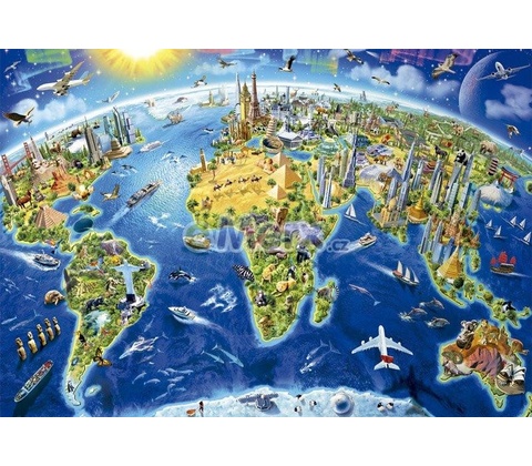 Educa Globe 2000 dielov