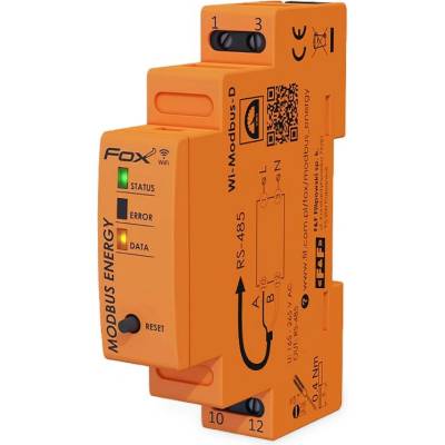 FOX ENERGY MODBUS-D - Integrátor Modbus elektromerov F&F do systému FOX, 230V