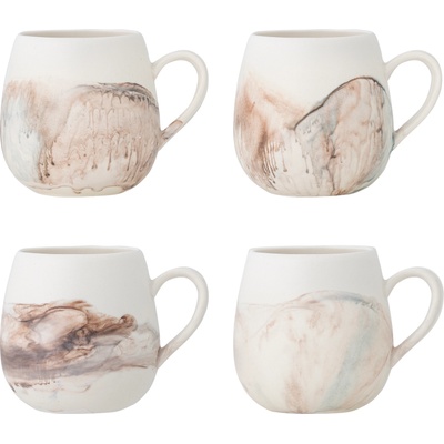 Bloomingville Lyre Чаши 250 ml, бежови, 4 бр (82072551)