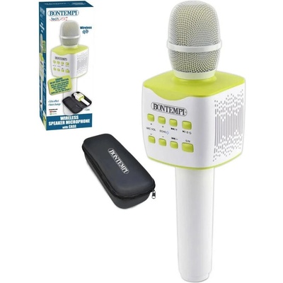 Bontempi Mikrofon bezdrátový karaoke v pouzdrře na baterie USB