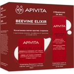 APIVITA Beevine Elixir Комплект - Коригиращ крем с богата текстура и Крем за околоочен контур, 50 + 15 ml