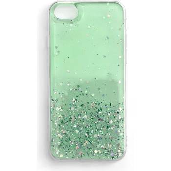 Wozinsky Калъф за телефон Wozinsky Star Glitter Shining за Samsung Galaxy S21 Plus 5G, зелен (KXG0016593)