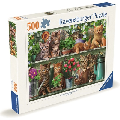 Ravensburger Kočky na knihovně 500 dílků