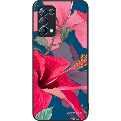 Pouzdro Picasee ULTIMATE CASE OPPO Reno 5 5G Hibiscus