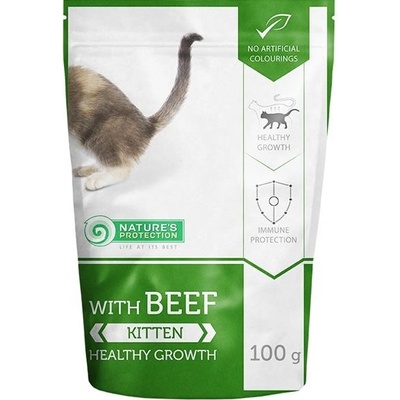 Nature's Protection Cat Kitten with Beef 100 g
