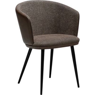 ​​​​​Dan-Form Hey s koženkou Hnědá bouclé