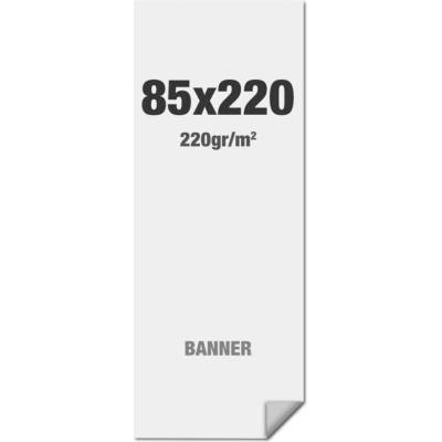 Jansen Display Prémiový banner s potiskem 85 x 220 cm, No Curl vícevrstvý matný