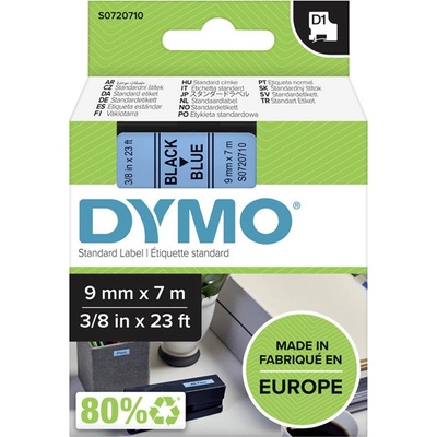 Dymo 40916 S0720710 černý tisk modrý podklad 7 m 9 mm