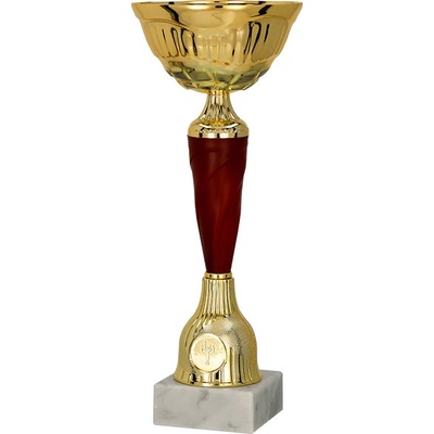 Kovový pohár Zlato-vínový 23 cm 8 cm