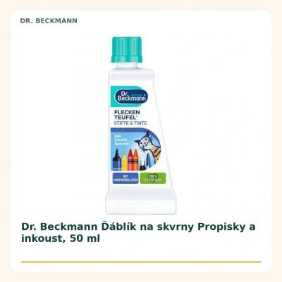 Dr. Beckmann Diablík na škvrny Propisky a atrament 50 ml