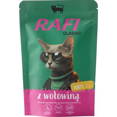 Rafi Cat Classic 10 x hovězí 100 g