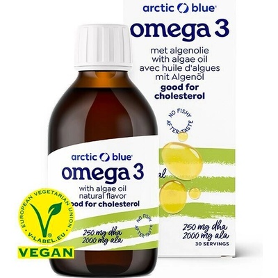 Arctic Blue Omega 3 Algae Lněný olej + olej z mořské řasy 150 ml