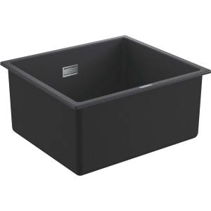 GROHE - Композитна мивка за кухня K700 с изпразнител, 46x41 cm, гранитно черно 31653AP0 (31653AP0) Мивка за вграждане