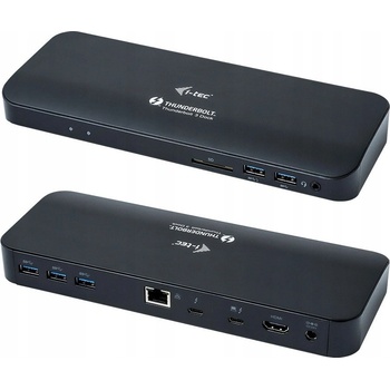 i-Tec Thunderbolt 3/USB-C Dual 4K Docking Station + USB-C to DisplayPort Cable (1,5 m) + Power Delivery 60W TB3HDMIDOCKPD