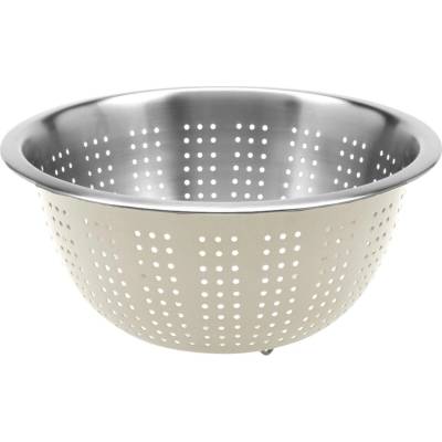 EH Excellent Houseware Kuchyňský cedník, Ø 24 cm, béžový béžová